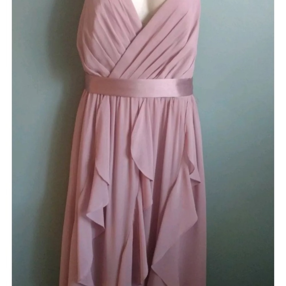 White by Vera Wang Cascading Bridesmaid Dress